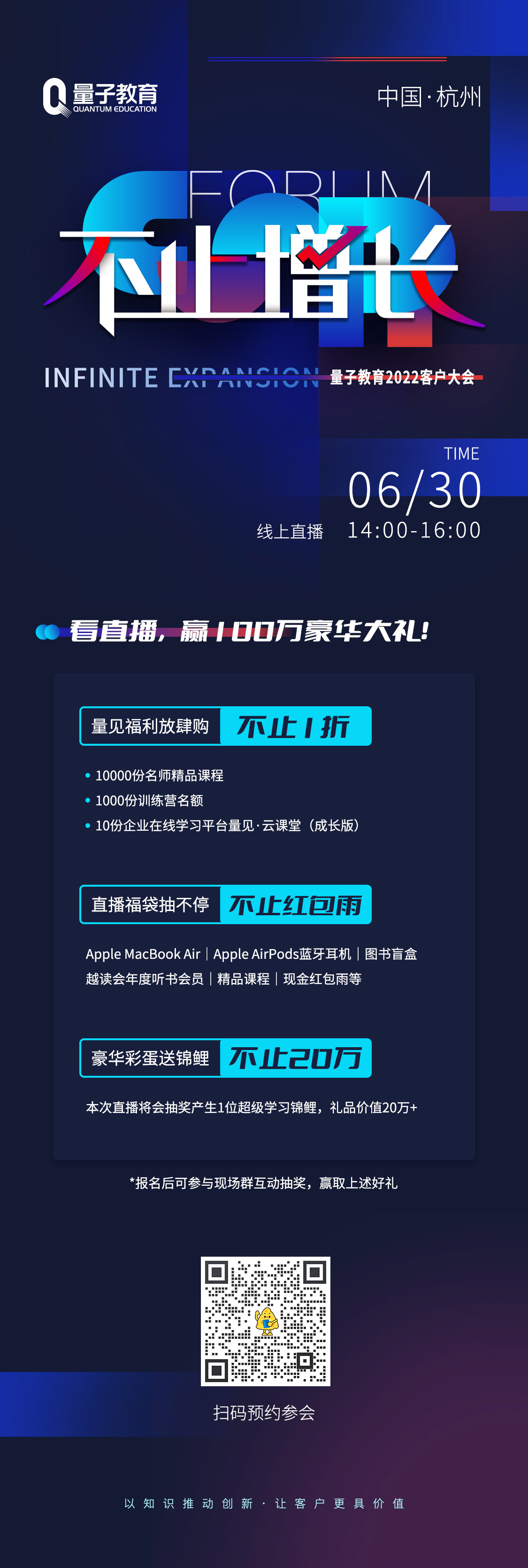 客户大会 | 6月30日,邀您看直播,赢百万大礼! 增长,人才培养,组织能力,关键因素