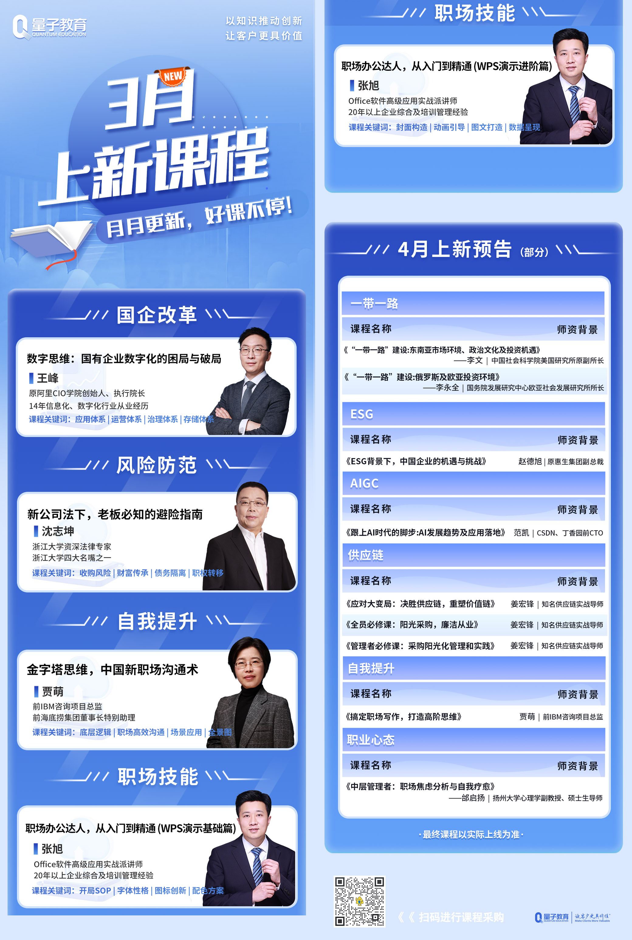 量子教育,课程内容